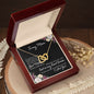 To My Mom | "Hearts Entwined" Necklace (Forever Rose)
