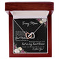 To My Mom | "Hearts Entwined" Necklace (Forever Rose)