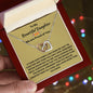 To My Beautiful Daughter | "Hearts Entwined" Necklace (Golden Pride)