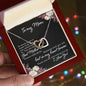 To My Mom | "Hearts Entwined" Necklace (Forever Rose)