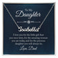 To My Daughter From Dad | Customizable Name Necklace