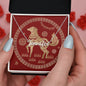 Chinese Zodiac | Horse 马 (1990, 2002, 2014, 2026) | Name Necklace CUSTOMIZABLE