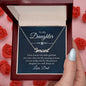 To My Daughter From Dad | Customizable Name Necklace