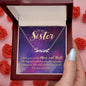 To My Sister "To the Moon and Back" | Customizable Name Necklace