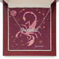 Zodiac | Scorpio (October 24 – November 22) | Name Necklace CUSTOMIZABLE