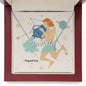 Zodiac | Aquarius (January 21 – February 19) | Name Necklace CUSTOMIZABLE