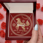 Chinese Zodiac | Horse 马 (1990, 2002, 2014, 2026) | Name Necklace CUSTOMIZABLE