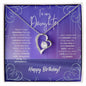To My Daughter... Happy Birthday | "Forever Love" Necklace