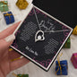 To Our Daughter | "Forever Love" Necklace (Black Pink)