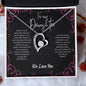To Our Daughter | "Forever Love" Necklace (Black Pink)
