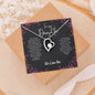 To Our Daughter | "Forever Love" Necklace (Black Pink)