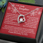 To My Lovely Daughter... Happy Birthday | "Forever Love" Necklace (Red)