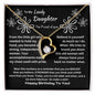To My Lovely Daughter... Happy Birthday | "Forever Love" Necklace (Black)