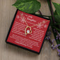 To My Lovely Daughter... Happy Birthday | "Forever Love" Necklace (Red)