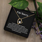 I'm Sorry | "Forever Love" Necklace