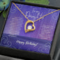 To My Daughter... Happy Birthday | "Forever Love" Necklace