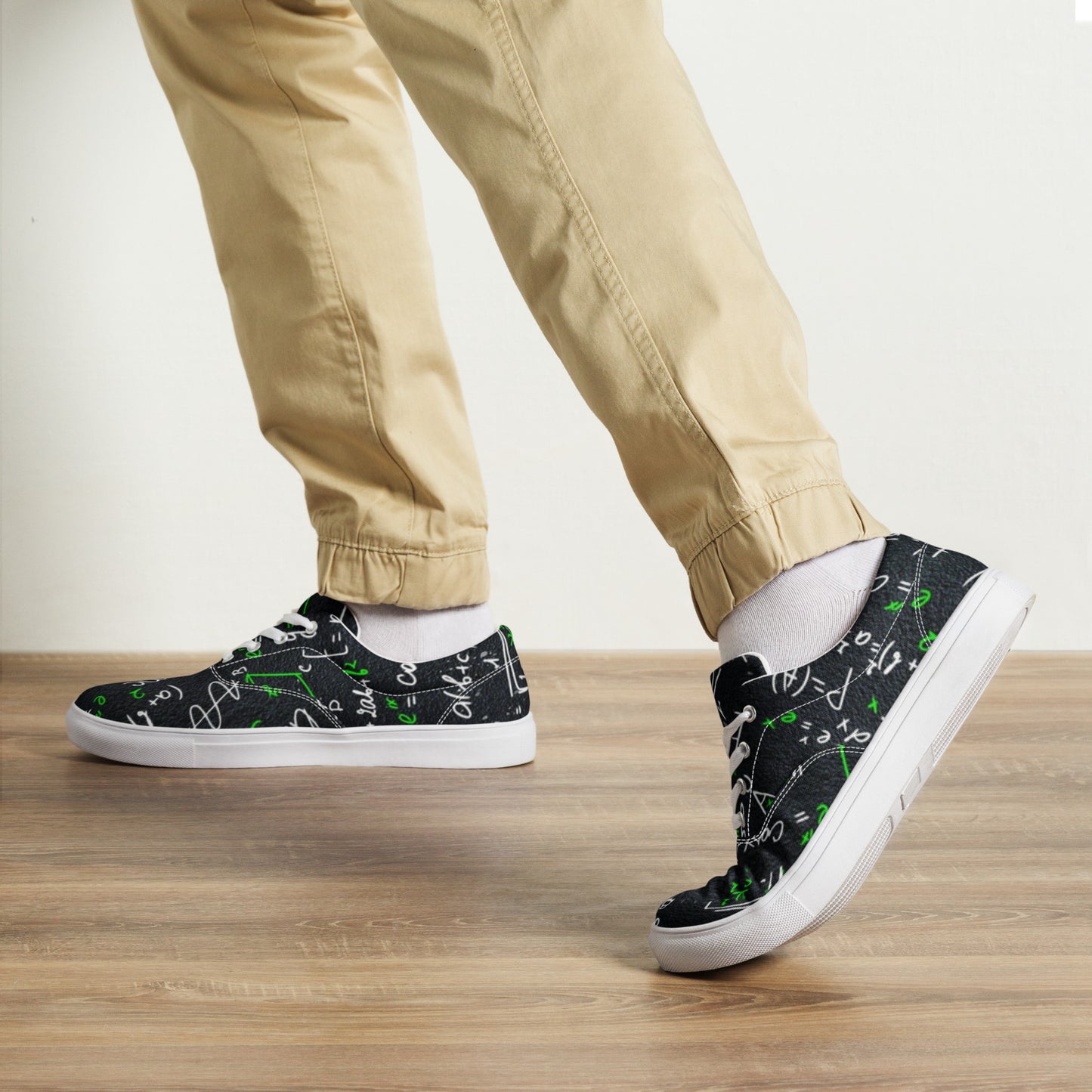 Math Rules | Men’s Lace-Up Canvas Shoes