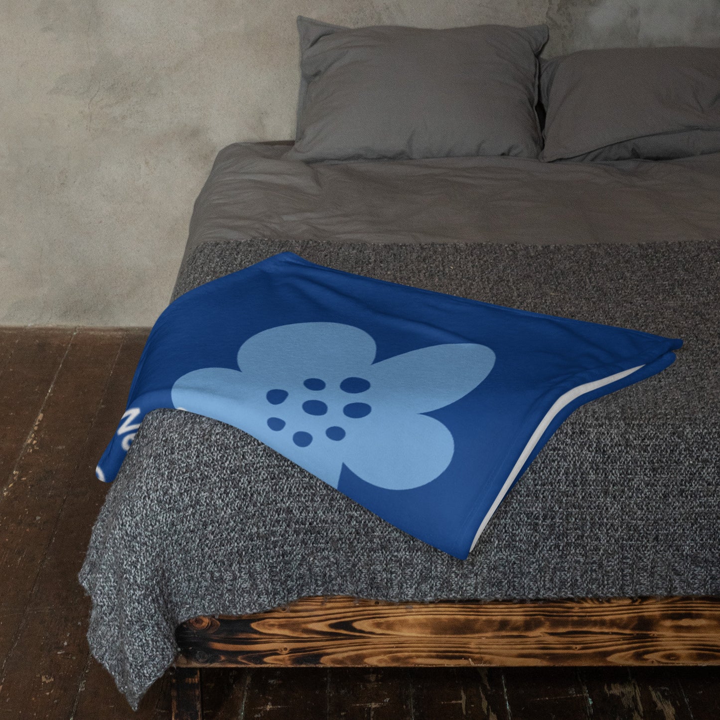 To My Daughter from Mom | Throw Blanket (Flowers)