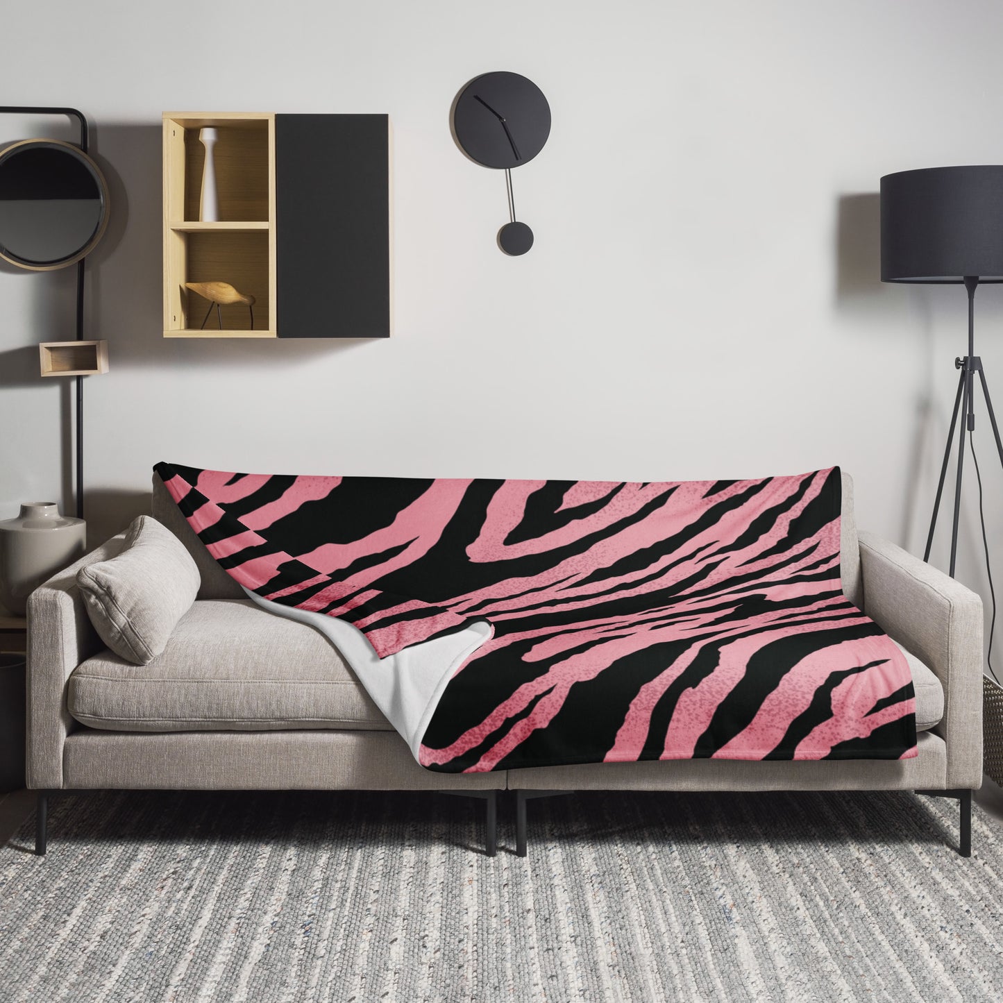 Pink Tiger | Throw Blanket