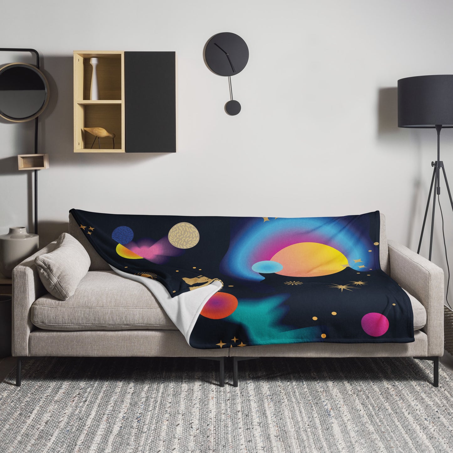 Rainbow Stars | Throw Blanket