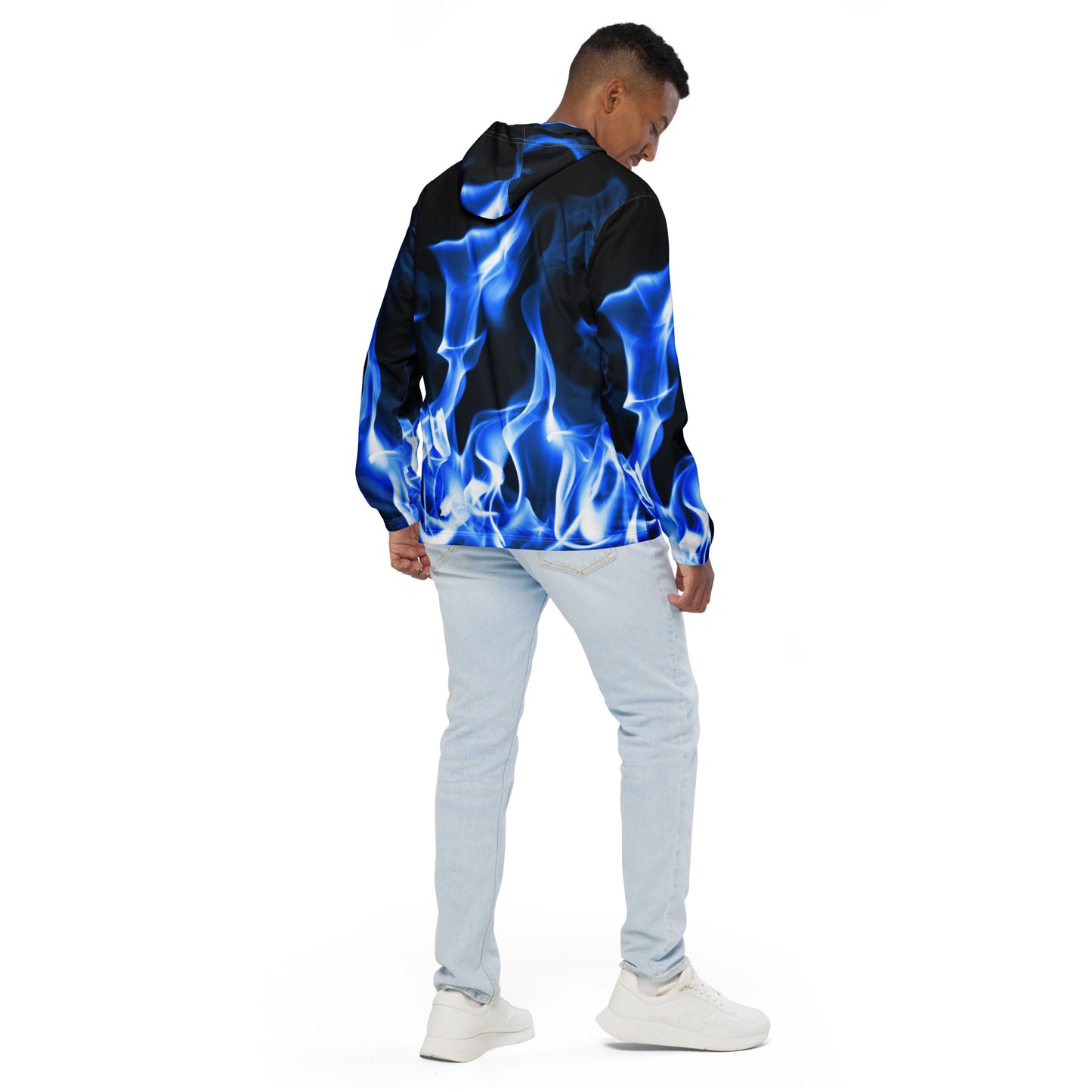 Blue Flame | Men’s Windbreaker