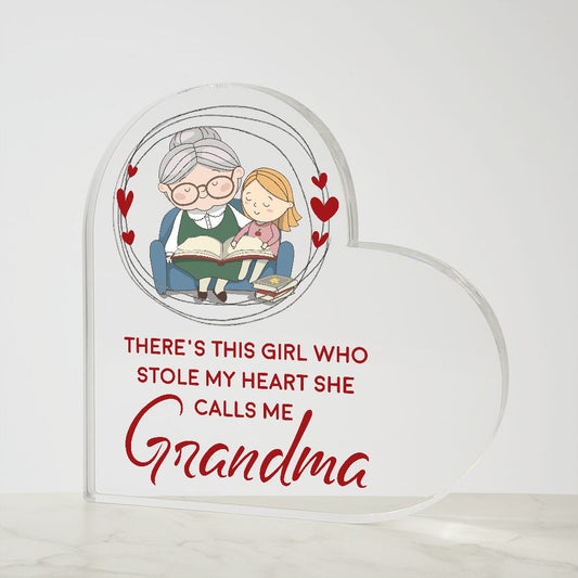 Grandma | Heart Art Plaque