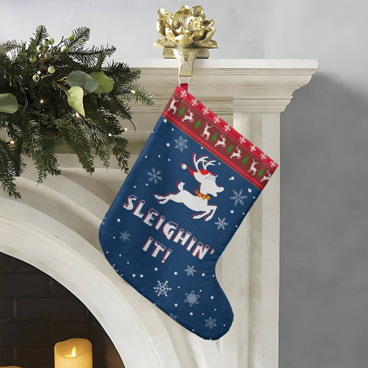 Sleighin' It | Giant Holiday Stocking