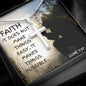 Faith Makes Things Possible | Stainless Steel Cross Necklace [Luke 1:37]