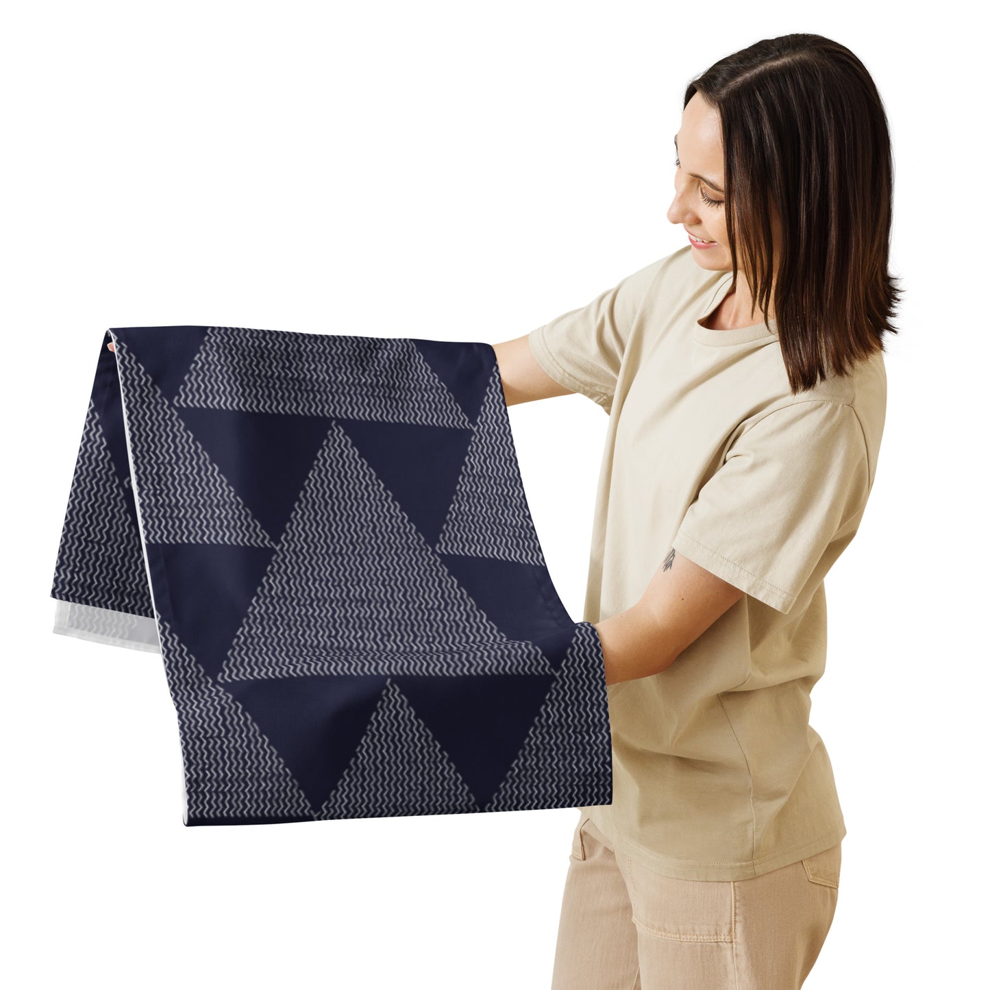 Winter Triangles | Table Runner