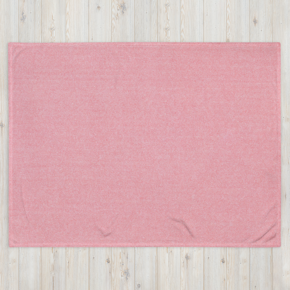 Watermelon Pink | Plush Throw Blanket