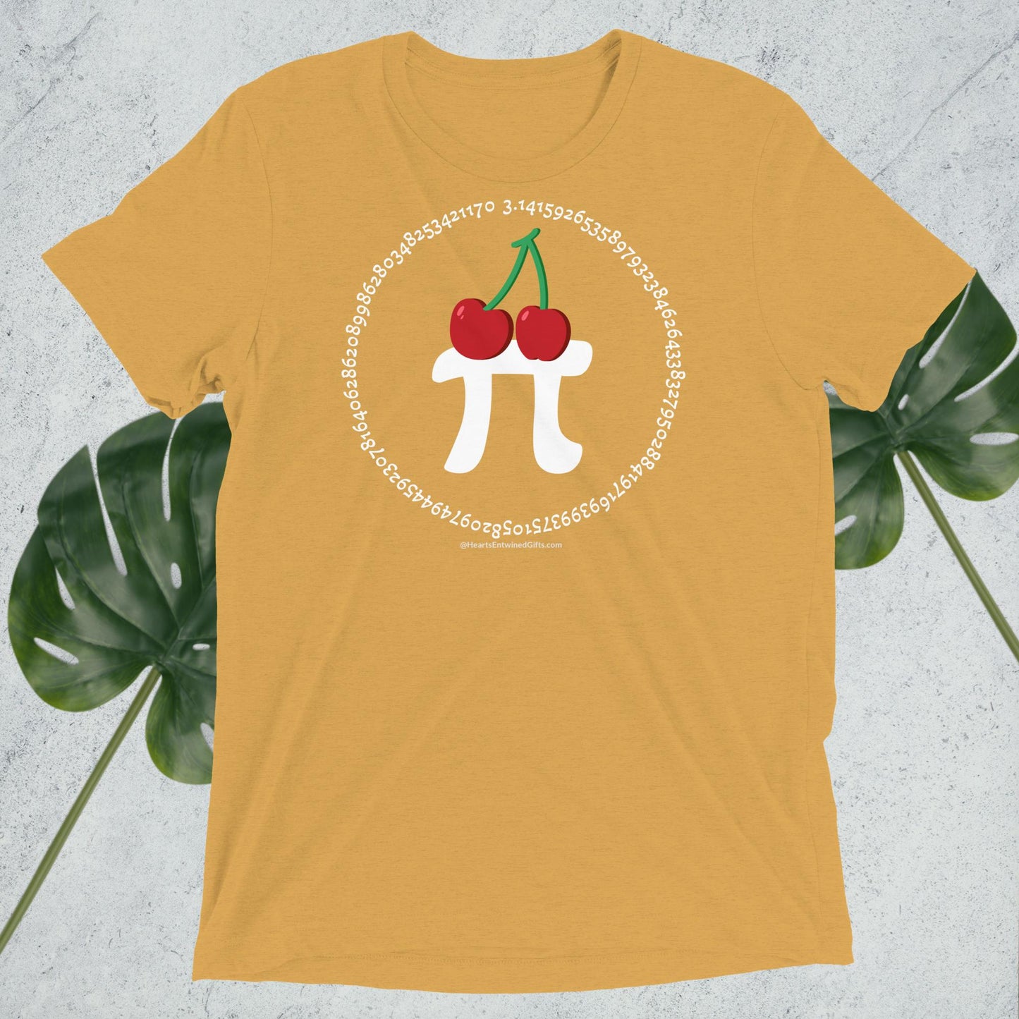 Cherry Pi (π) | Unisex Tri-blend T-shirt