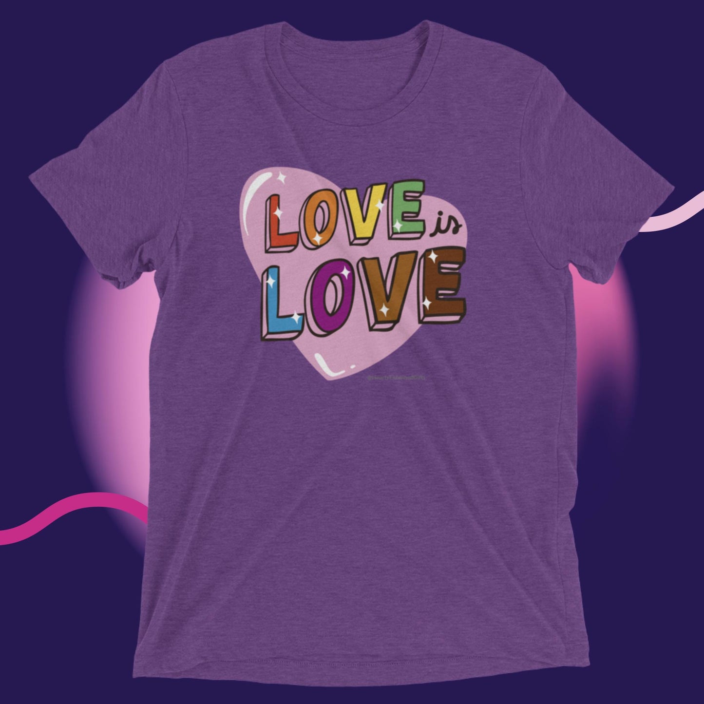 Love is Love | Pride | Unisex Tri-Blend T-Shirt