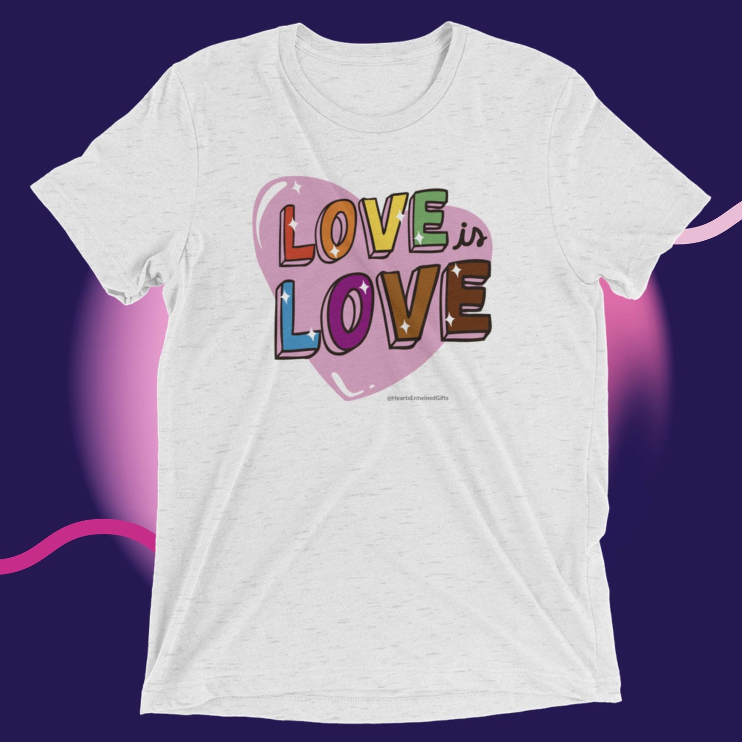 Love is Love | Pride | Unisex Tri-Blend T-Shirt