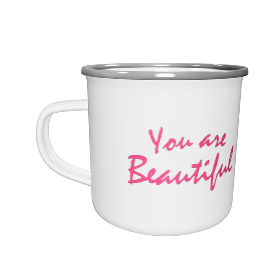 You Are Beautiful | 12oz Enamel Camping Mug