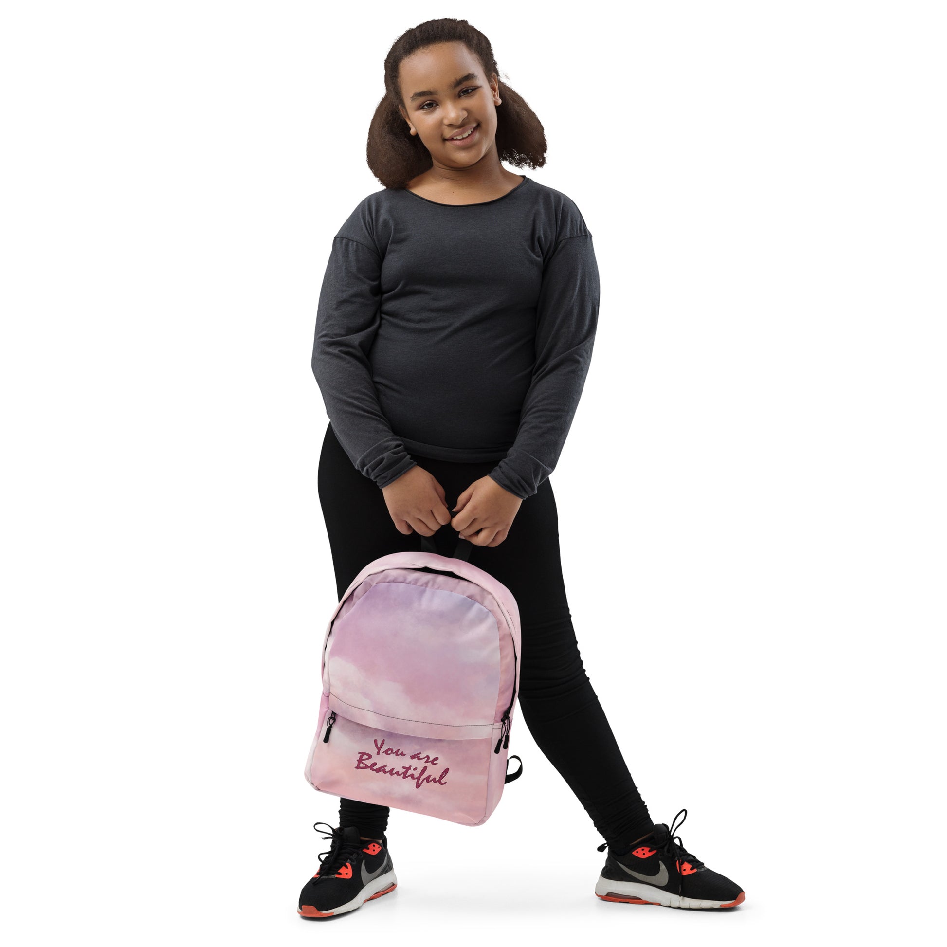 beautiful laptop backpack LOVEVOOK for Women 15.6 inch,Cute Womens Travel Backpack Purse,Professional Laptop Computer Bag,Waterproof Work Business College Teacher Bags Carry on Backpack with USB Port,Black : Electronics Stands upright You Are Beautiful | 15"