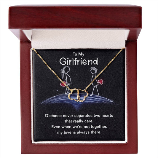 To My Girlfriend | "Everlasting Love" GOLD Necklace (The Distance)
