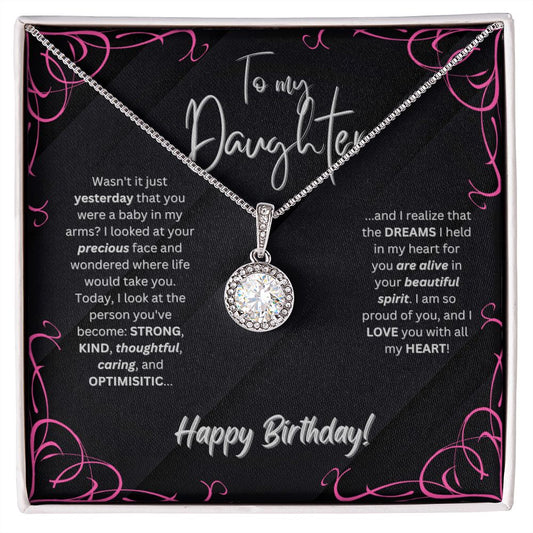 To My Daughter... Happy Birthday | "Eternal Hope" Necklace