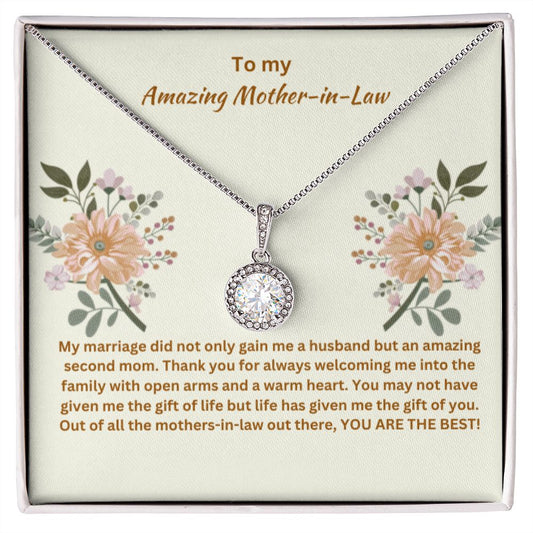 To My Amazing Mother-in-Law | "Eternal Hope" Necklace