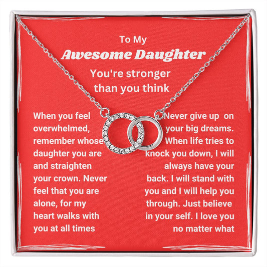 To My Awesome Daughter | "Perfect Pair" Necklace