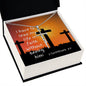 Faith Cross | Necklace (Sunrise) [2 Cor 5:7]