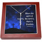 Faith Cross | Necklace (Spirit) [2Cor 3:17]