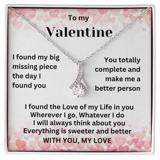 To My Valentine | "Alluring Beauty" Necklace (Framed Hearts)