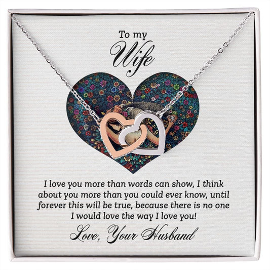 To My Wife | "Hearts Entwined" Necklace (The Dance)