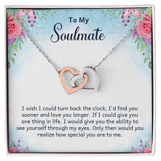 To My Soulmate... I Wish | "Hearts Entwined" Necklace