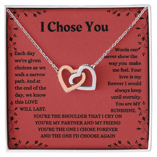 I Chose You | "Hearts Entwined" Necklace