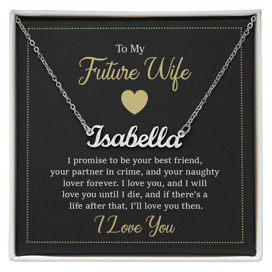 To My Future Wife | Customizable Name Necklace