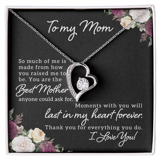 To My Mom | "Forever" Love Necklace (Forever Rose)