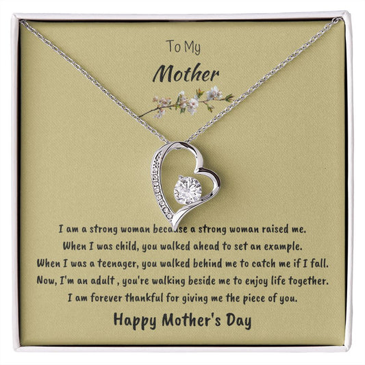 To My Mom on Mother's Day | "Forever Love" Necklace (Gold Blossom)