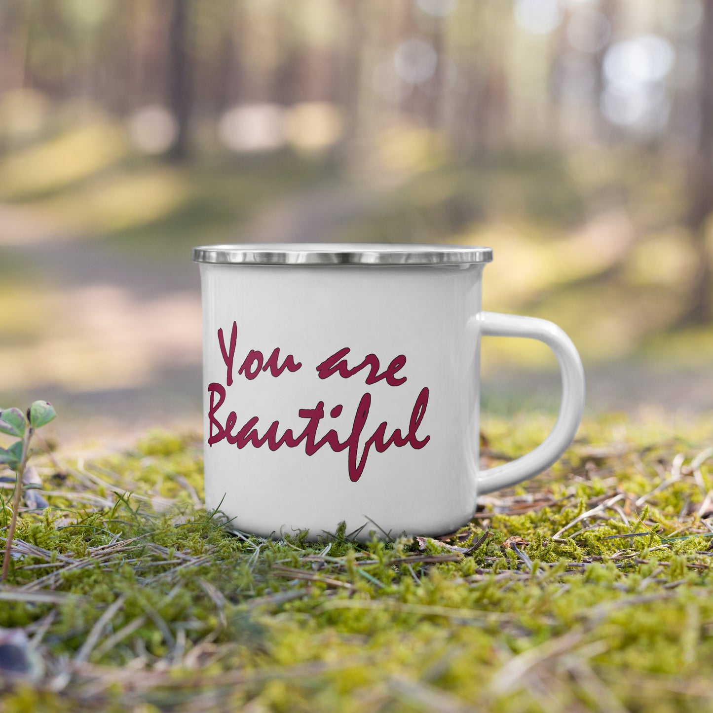 You Are Beautiful | 12oz (350mL) Enamel Camping Mug