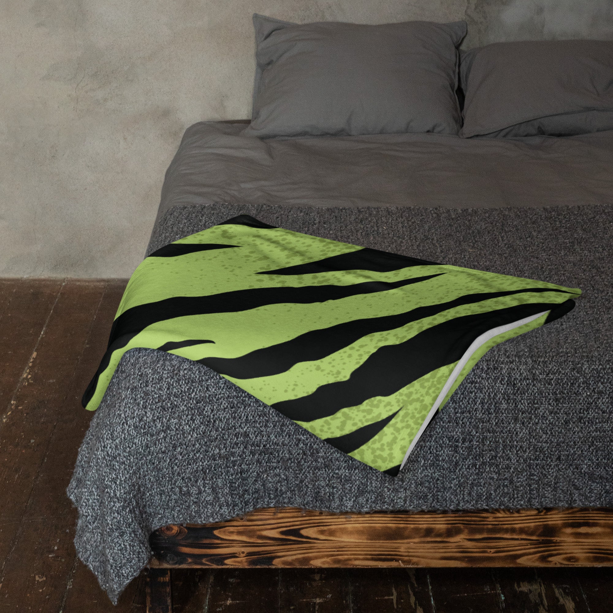 Green discount tiger blanket